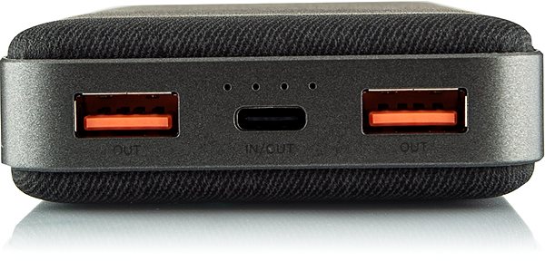 Powerbank Eloop E38 22000 mAh Quick Charge 3.0 + PD (18W) Black Anschlussmöglichkeiten (Ports)