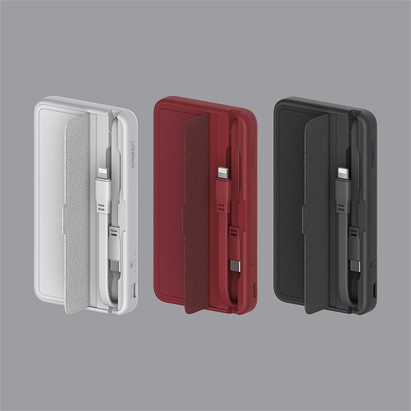 Power Bank Eloop E57 10000mAh with Lightning and USB-C Cables Black ...