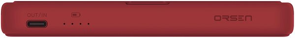 Power Bank Eloop E57 10000mAh with Lightning and USB-C Cables Red ...