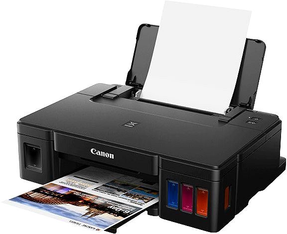 Inkjet Printer Canon PIXMA G1411 Lateral view