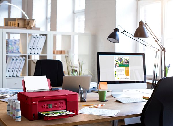 Inkjet Printer Canon PIXMA G3470 red ...