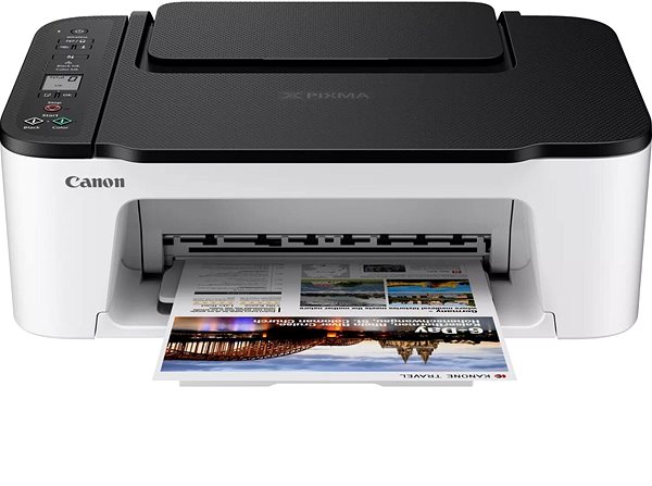 Inkjet Printer Canon PIXMA TS3452 Black and White Screen