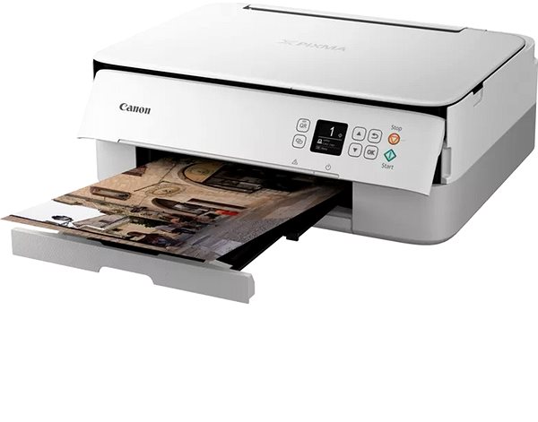 Inkjet Printer Canon PIXMA TS5351i white ...