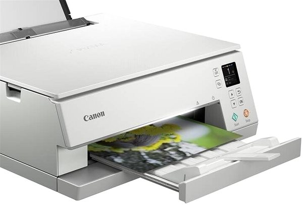 Inkjet Printer Canon PIXMA TS6351A White ...