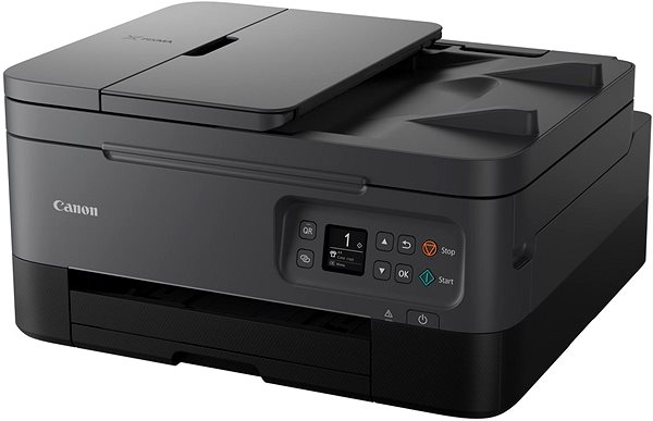 Tintenstrahldrucker Canon PIXMA TS7450A - schwarz Seitlicher Anblick