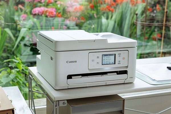 Inkoustová tiskárna Canon PIXMA TS7750i bílá ...