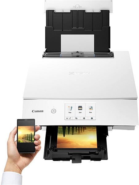 Tintenstrahldrucker Canon PIXMA TS8351A weiß ...