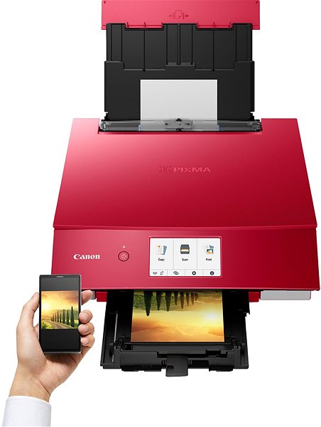 Inkjet Printer Canon PIXMA TS8352 red Features/technology