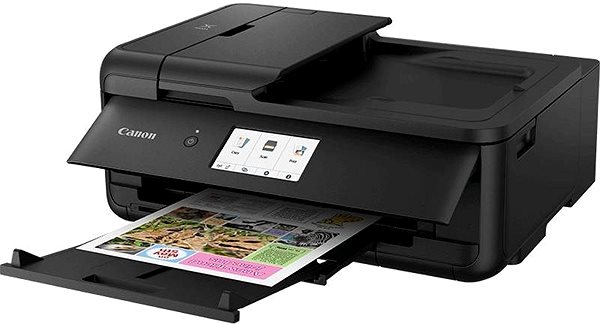 Tintenstrahldrucker Canon PIXMA TS9550a schwarz Seitlicher Anblick