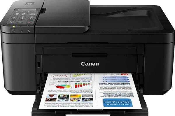 Tintasugaras nyomtató Canon PIXMA TR4550 fekete Képernyő