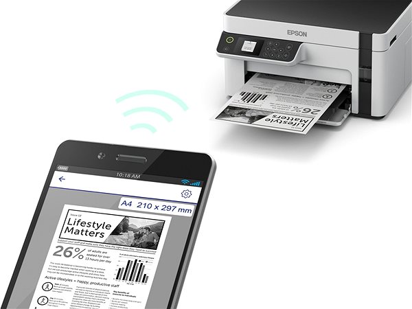 Inkjet Printer Epson EcoTank M2120 Features/technology