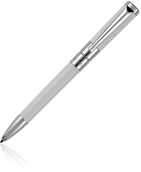 Guľôčkové pero PIERRE CARDIN AURELIE biele so striebornými doplnkami ...