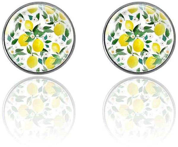 Náušnice Peckové náušky Náušnice z chirurgické oceli 14 mm, Lemonky ...