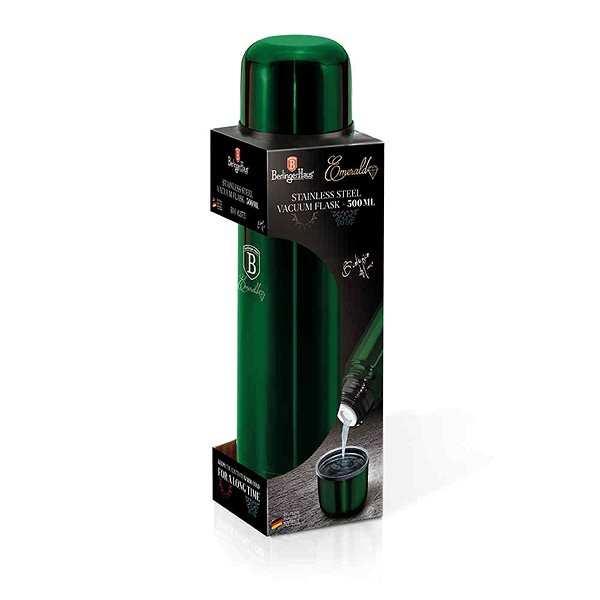 Thermos BERLINGERHAUS stainless steel 0,5 l, Emerald Collection ...