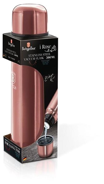 Thermos BERLINGERHAUS stainless steel 0,5 l, I-Rose Edition ...