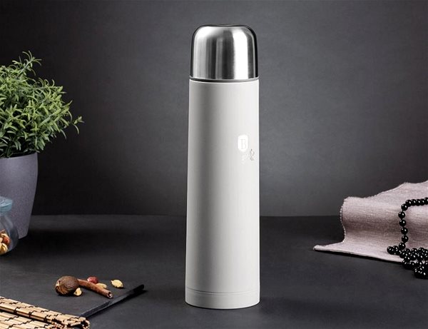 Thermos BERLINGERHAUS stainless steel 1 l, Aspen Collection ...