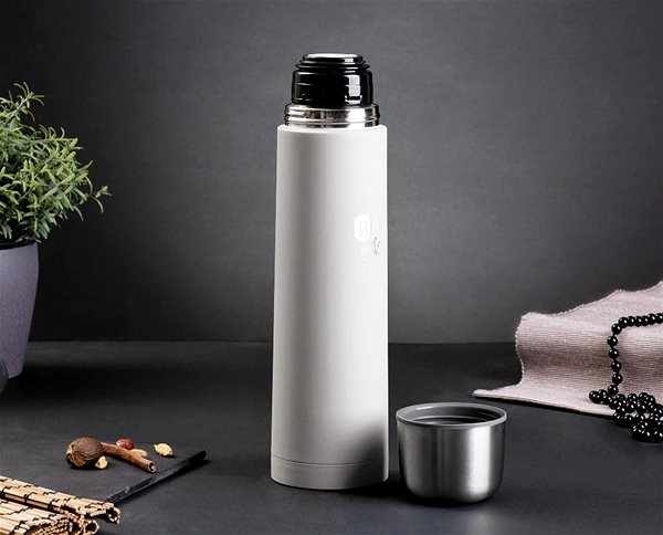 Thermos BERLINGERHAUS stainless steel 1 l, Aspen Collection ...