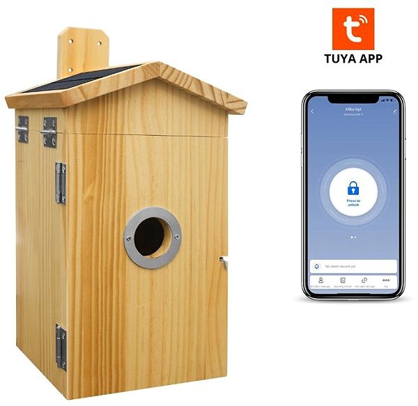 BOT Smart Bird Box with Tuya BH2 WiFi Camera bird feeder.