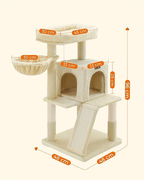 Cat scratching post Houseland Cat scratching post Pedro beige .