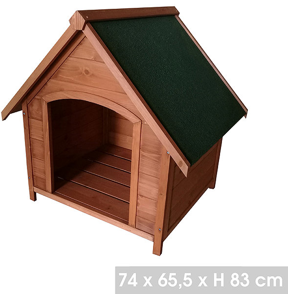 DOCHTMANN Wooden Dog Kennel Classic 74 × 65.5 × 83cm.