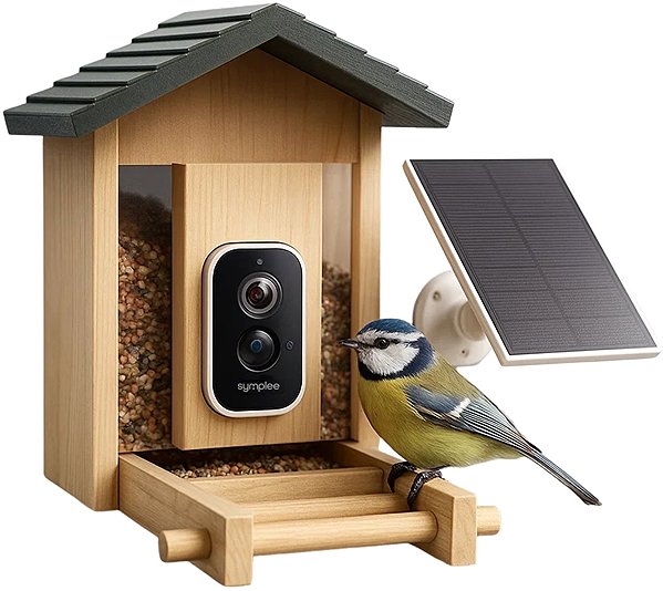 SYMPLEE Q45A smart bird feeder with WiFi camera.