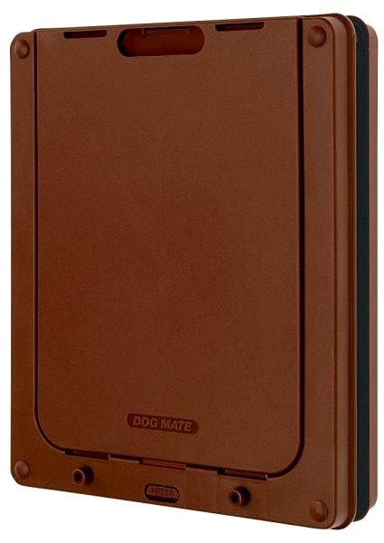 Kerbl Dog Mate 2-way Dog-Clap, 2-way, magnetic, brown .