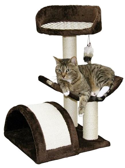 Kerbl Safari brown cat scratching post .