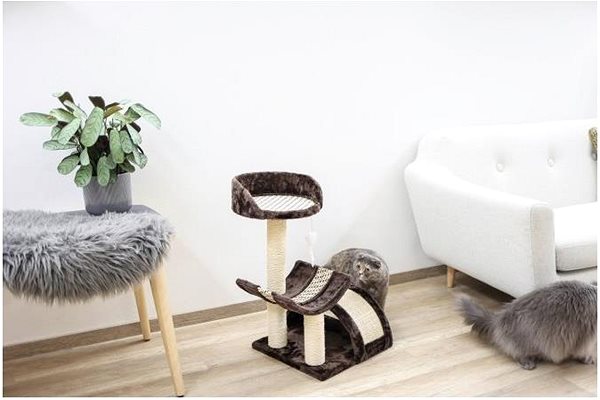 Kerbl Safari brown cat scratching post .
