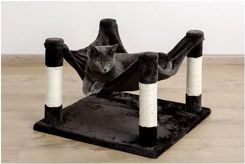 Cat scratching post Kerbl Samira anthracite .