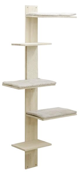 Kerbl Timber cat scratching post 150 cm, natural .