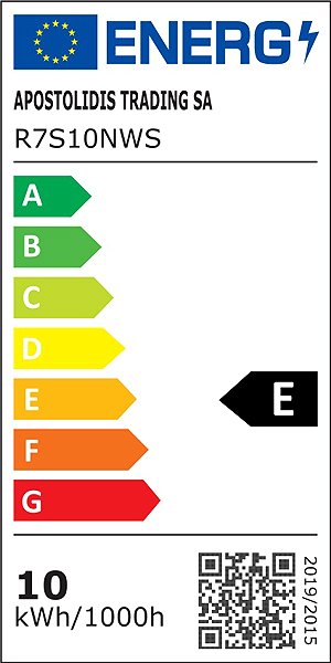 LED izzó SMD Linear J118, 10 W, R7s, 230 V, 4000K, 1070 lm, 360° Energia címke