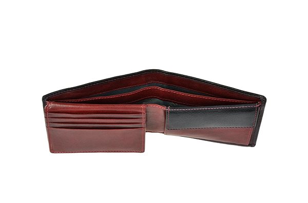 Peňaženka Pánska kožená peněženka SEGALI 907 114 026 čierna/červená Vlastnosti/technológia