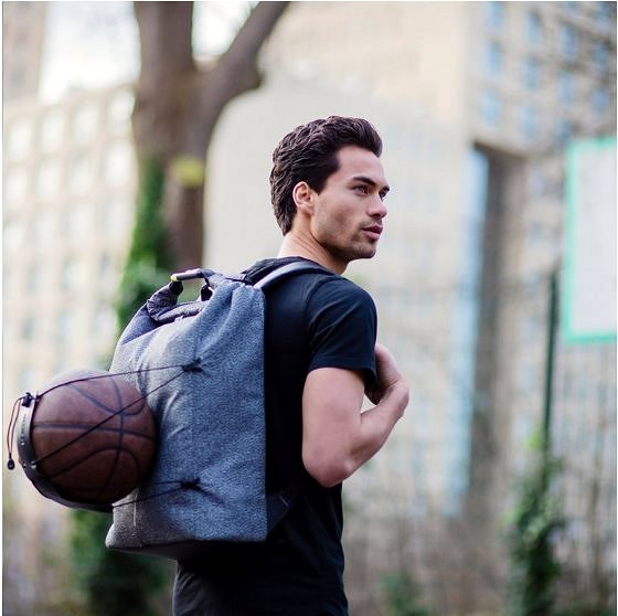 Laptop hátizsák XD Design Bobby Urban Lite anti-theft backpack 15.6 szürke Lifestyle