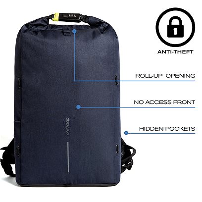 Laptop Backpack XD Design Bobby Urban Lite Anti-theft Backpack 15.6 blue Features/technology 2