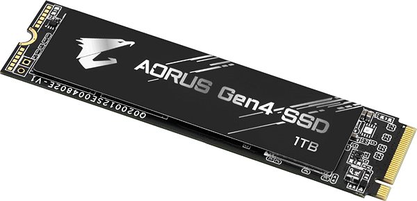 SSD meghajtó GIGABYTE AORUS Gen 4 SSD 1TB Képernyő