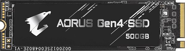 SSD meghajtó GIGABYTE AORUS Gen 4 SSD 500GB Képernyő