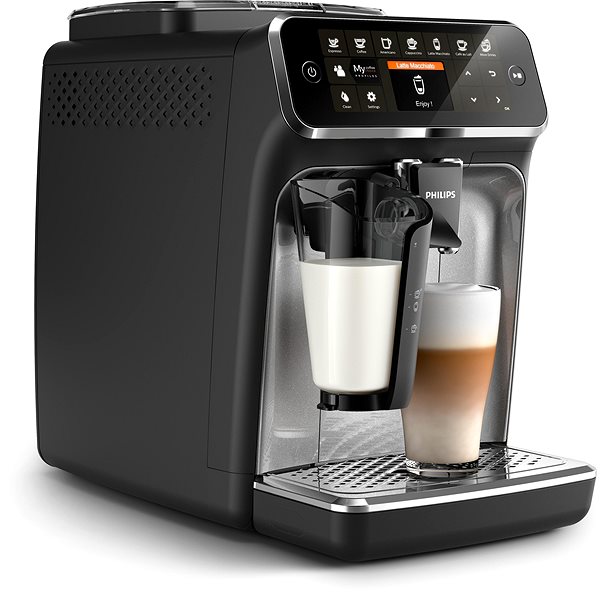 Automatic Coffee Machine Philips Series 4300 LatteGo EP4346/70 Lateral view