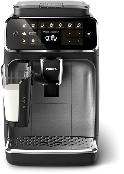 Automatic Coffee Machine Philips Series 4300 LatteGo EP4346/70 Screen