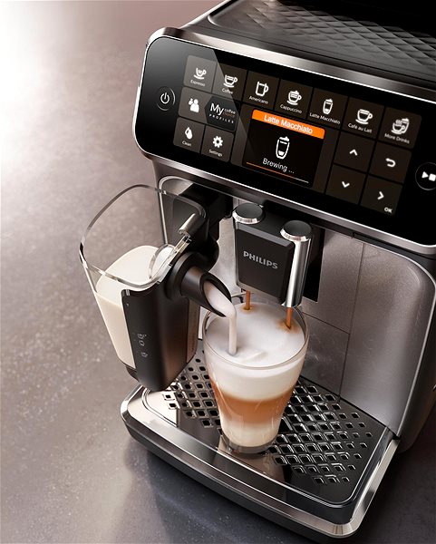 Automatic Coffee Machine Philips Series 4300 LatteGo EP4346/70 Features/technology