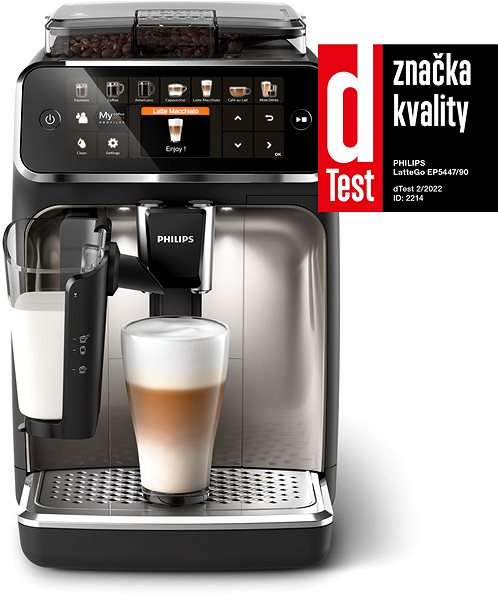 Automatic Coffee Machine Philips Series 5400 LatteGo EP5447/90 ...