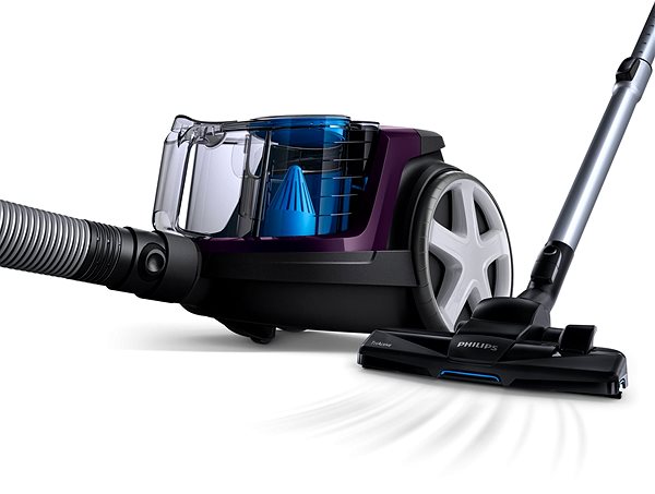 Bagless Vacuum Cleaner Philips 3000 Series PowerPro Compact FC9333/09 Lateral view