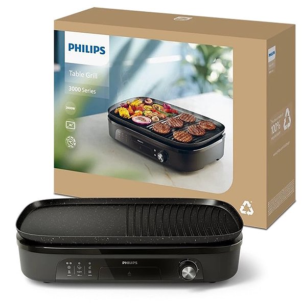 Philips 3000 Series HD6210/90 Electric Grill.