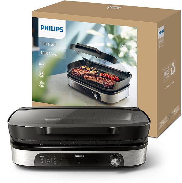 Philips Series 5000 HD6212/90 Electric Grill.