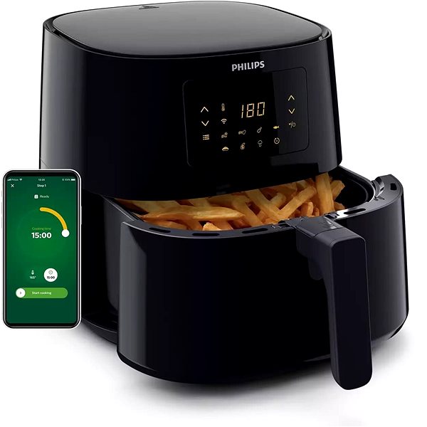 Heißluftfritteuse  Philips Multifunktion Airfryer XL Connected HD9280/90, 6,2 l ...
