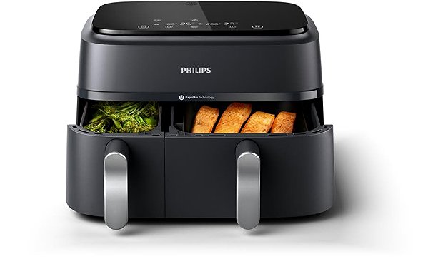 Hot air fryer Philips Series 3000 Dupla kosaras NA351/00 .