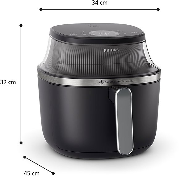 Hot air fryer Philips 3000 Series XXL NA341/00 .