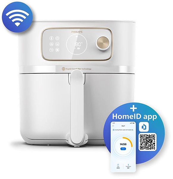 Philips Series 7000 Combi XXL Hot Air Fryer HD9876/25 .