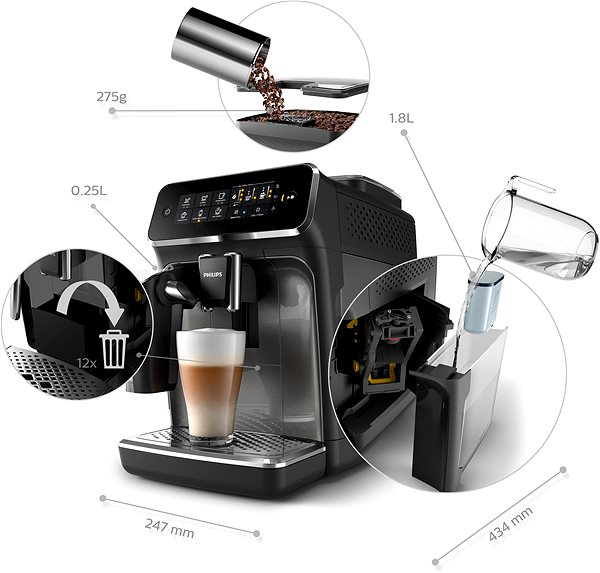Automata kávéfőző Philips 3200 Series EP3242/60 ...