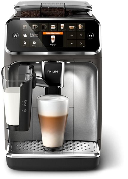 Automatic Coffee Machine Philips 5400 Series Automata Espresso Machines EP5444/70 Screen