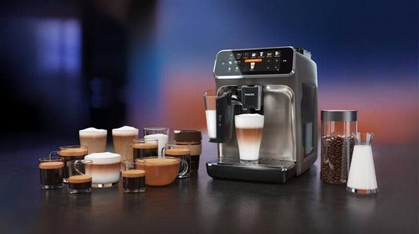 Automatic Coffee Machine Philips 5400 Series Automata Espresso Machines EP5444/70 Lifestyle